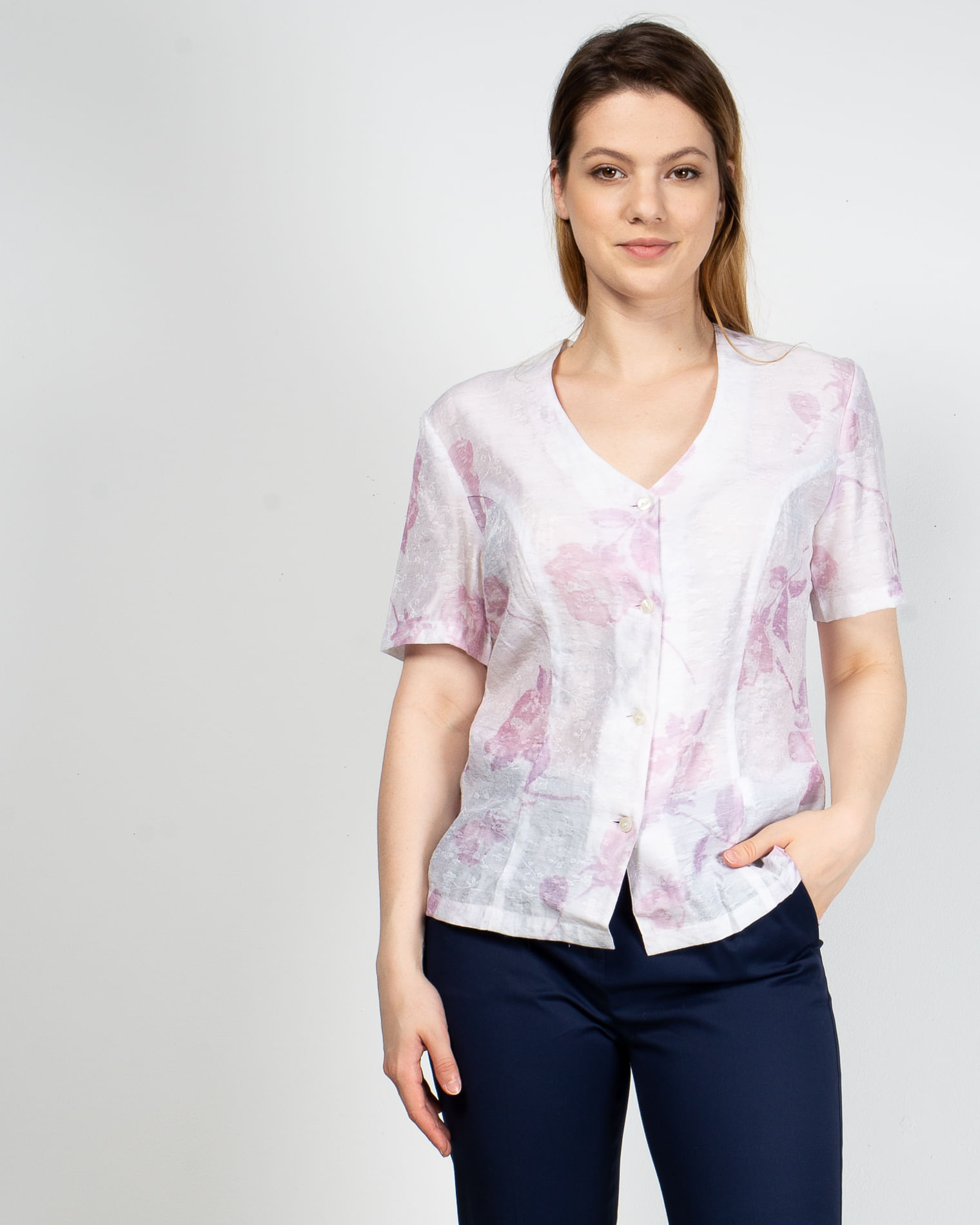 Bluza Braiconf cu imprimeu si nasturi 2108901055