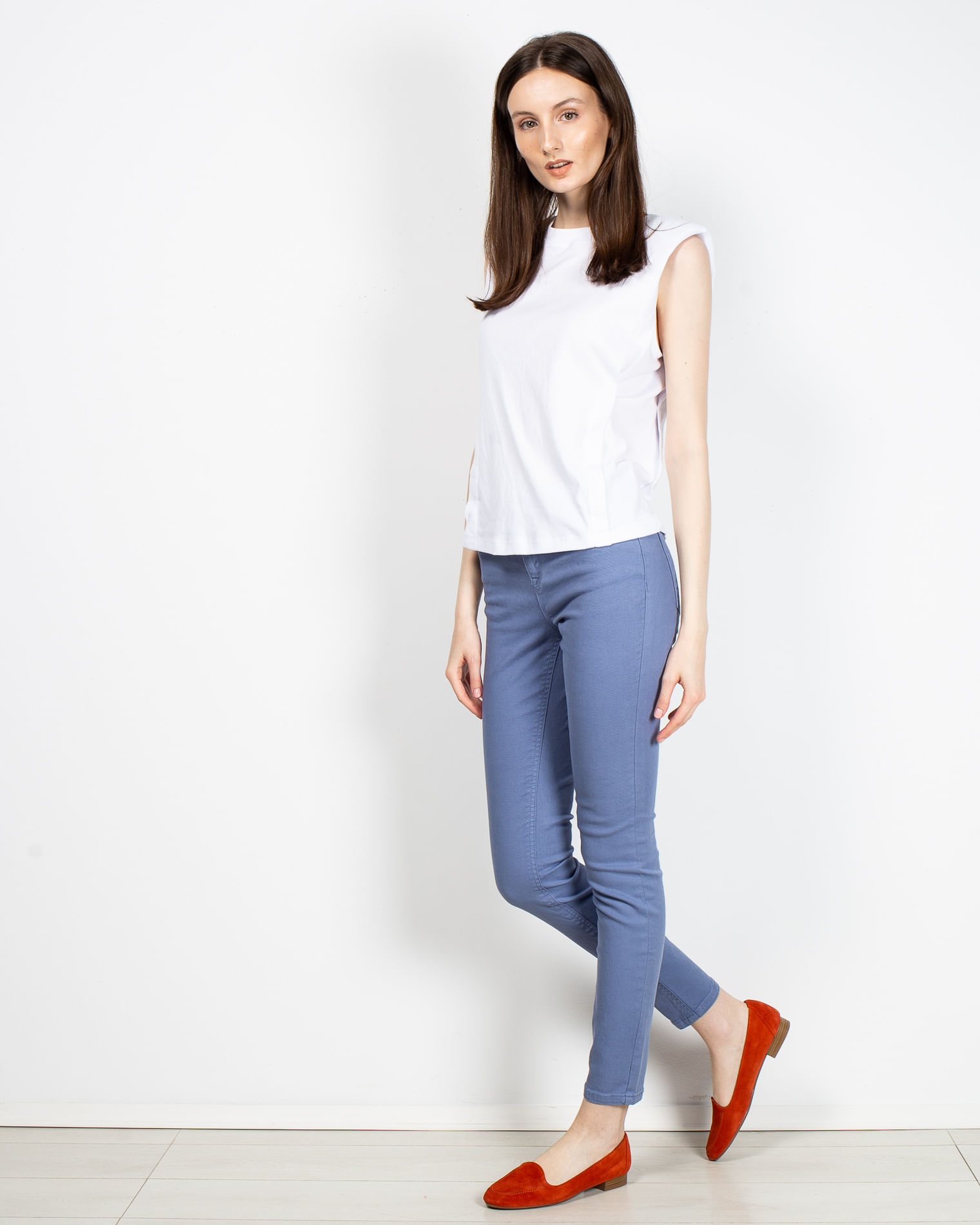 Jeans skinny cu talie medie 2110601139