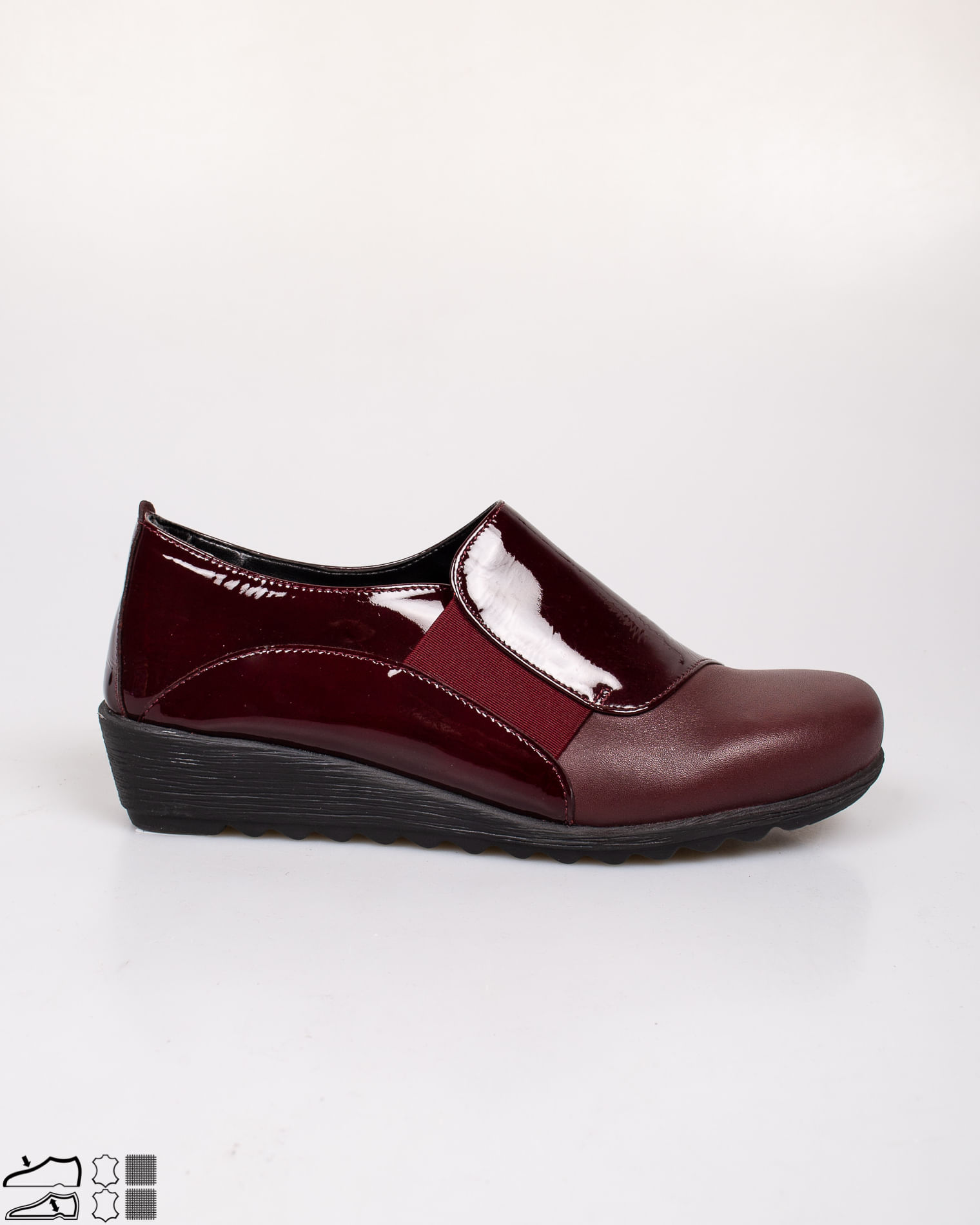 Pantofi Mirella Rossi din piele naturala cu aspect lacuit 2118101160