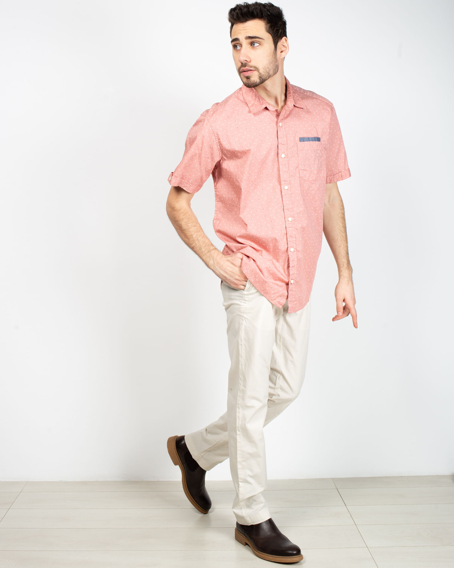 Pantaloni conici din bumbac cu buzunare si fermoar metalic 2125902126