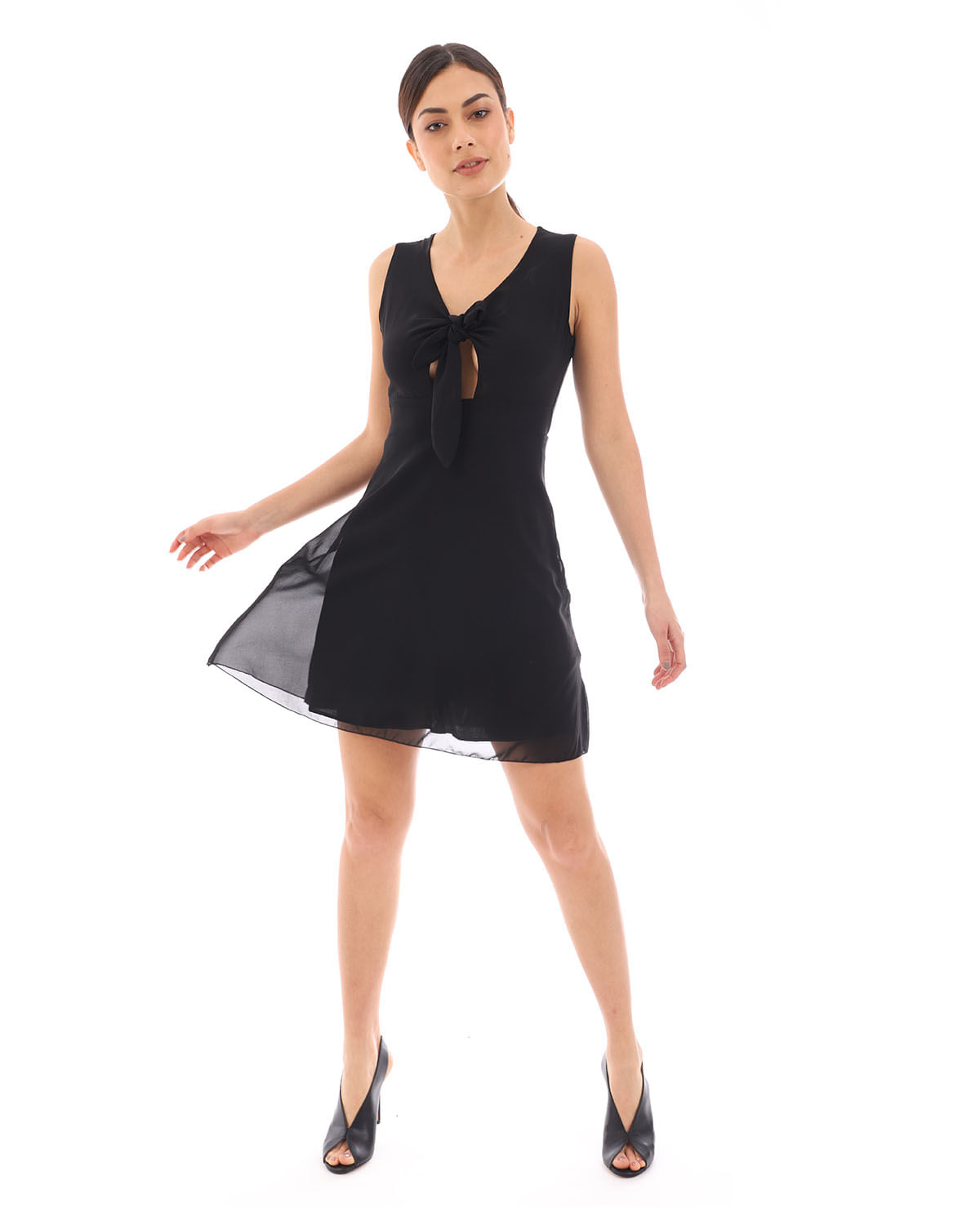 Rochie DOCA cu fermoar lateral si bretele late 22MNB02088