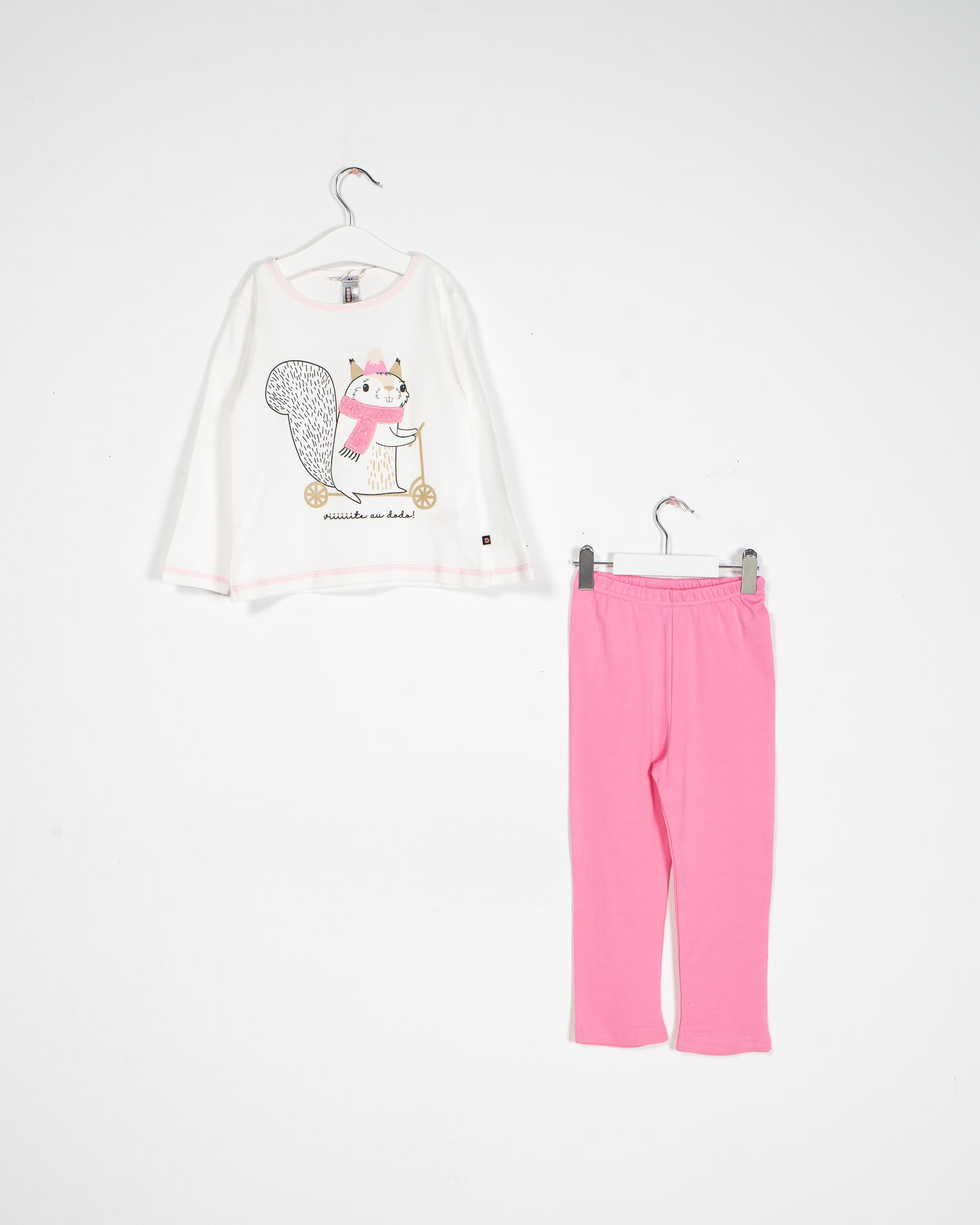 Pijamale din bumbac imprimeu pentru fete 2125902216