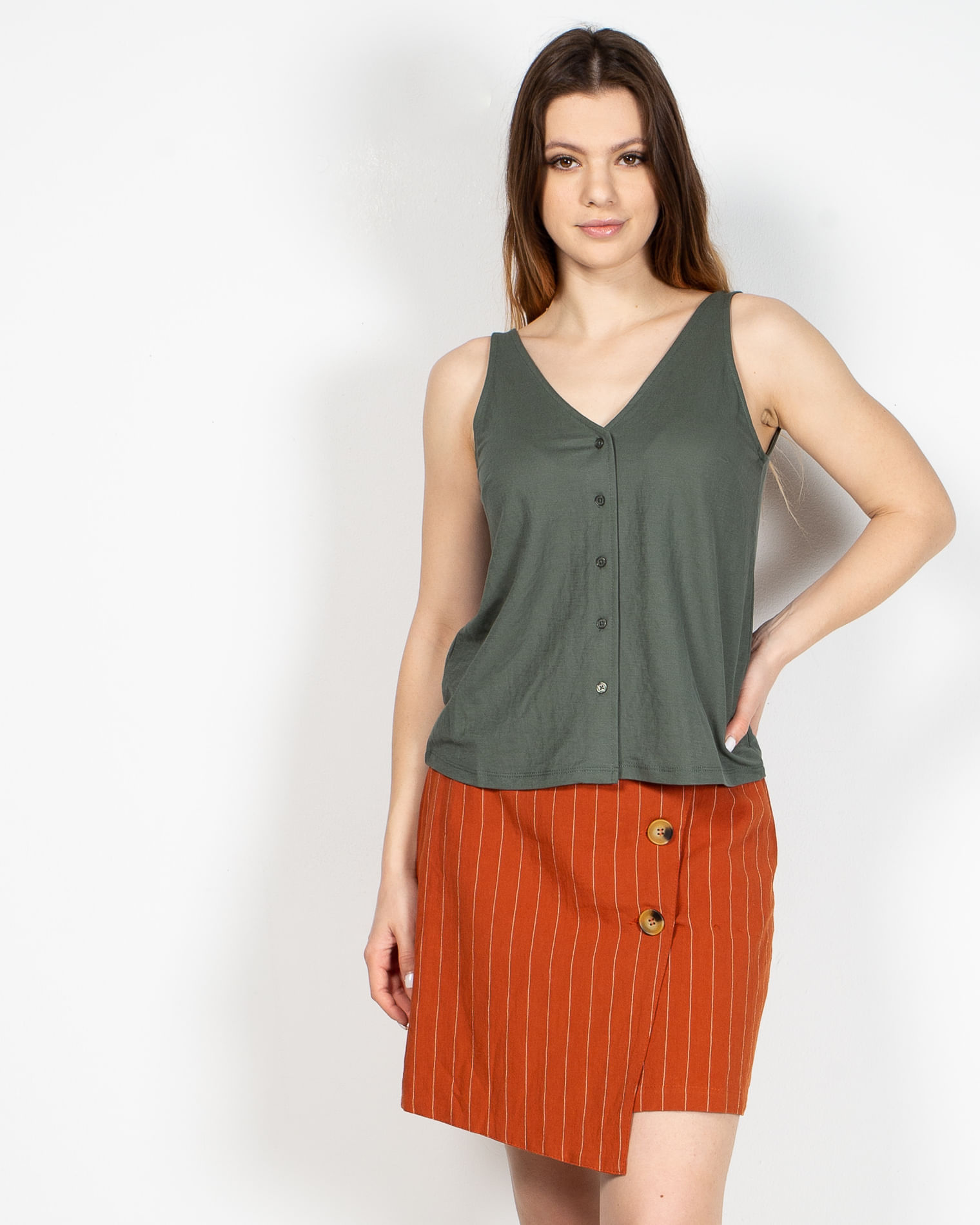 Bluza fara maneci cu nasturi 22AVI02027