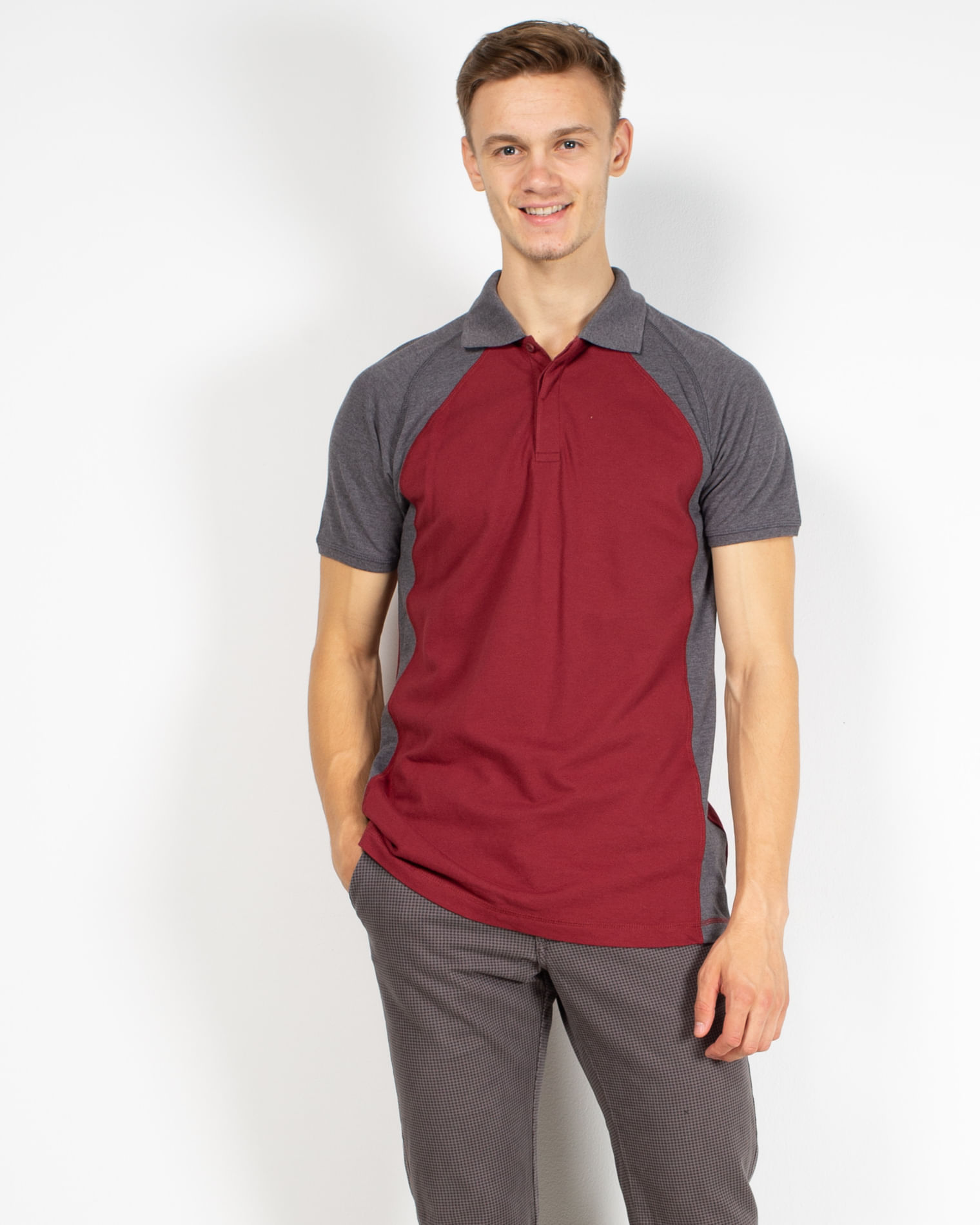 Tricou casual din bumbac cu maneca scurta 22MAY10031