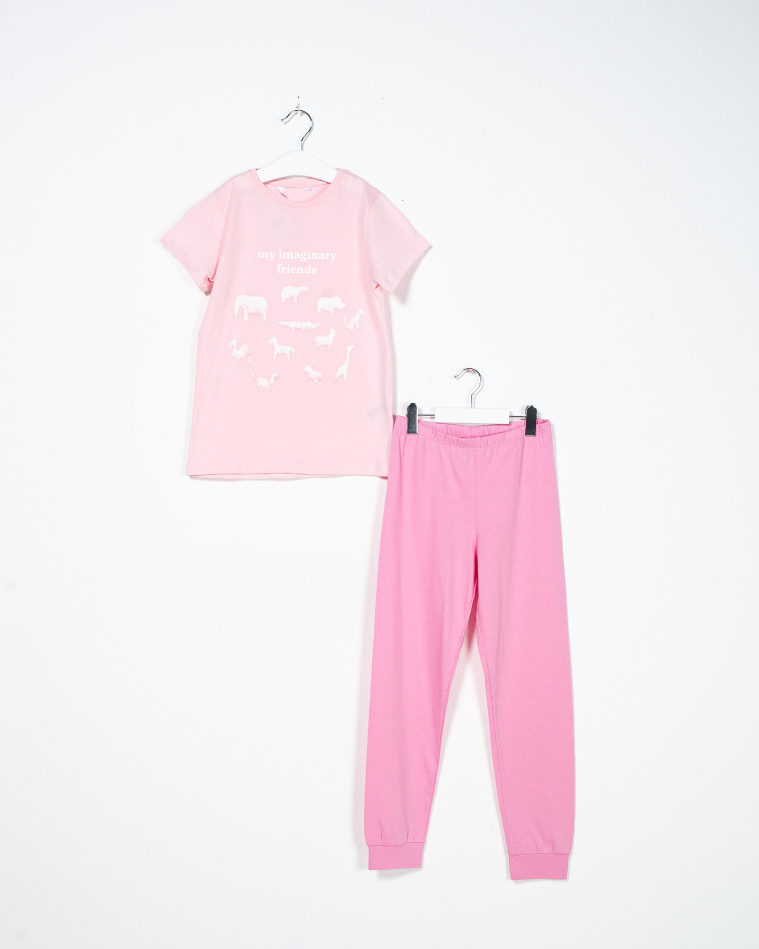 Pijamale din bumbac cu imprimeu pentru fete 22MUR53006