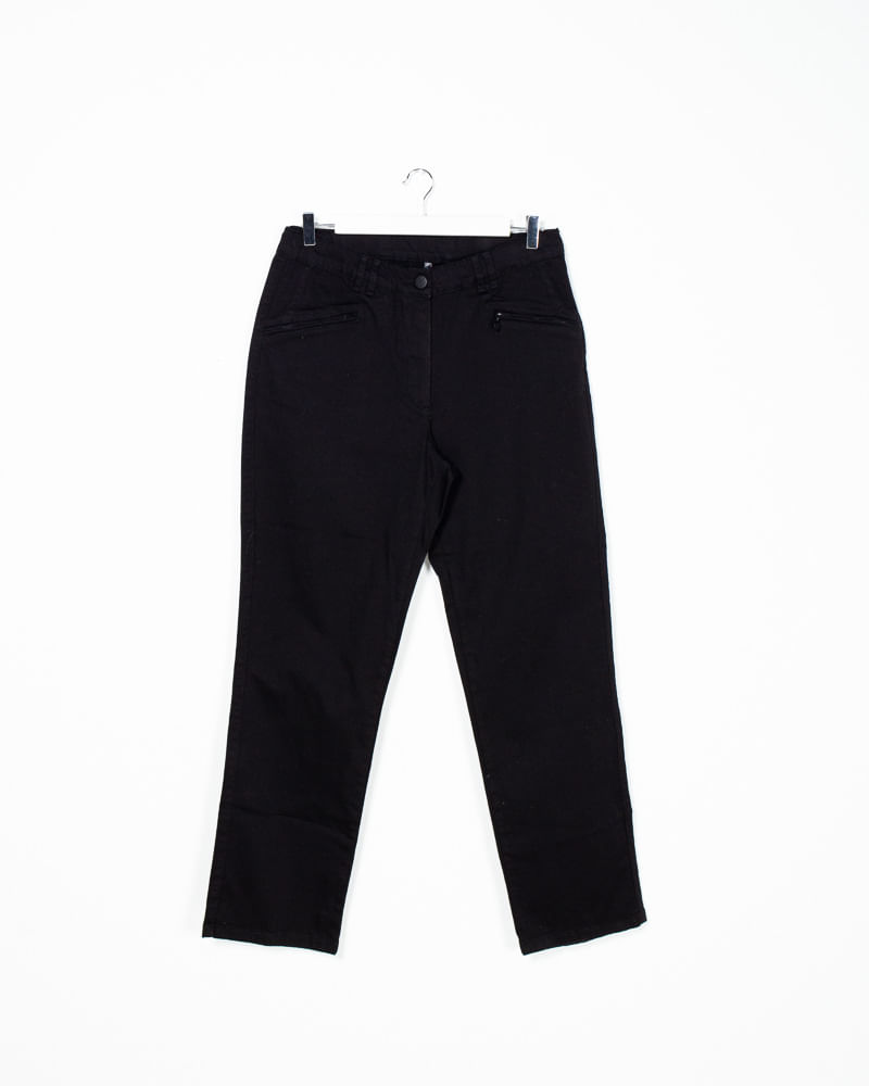 Jeans cu talie elastica si buzunare prevazute cu fermoar pentru femei 22ALN01069
