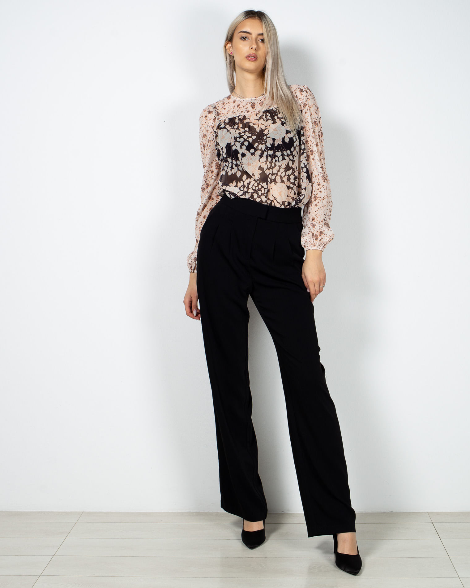 Pantaloni casual cu buzunare 22AXE01096