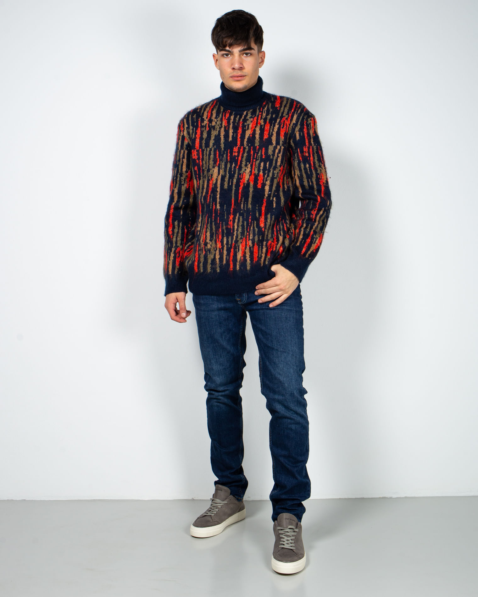 Jeans regular din bumbac 23KOS42013
