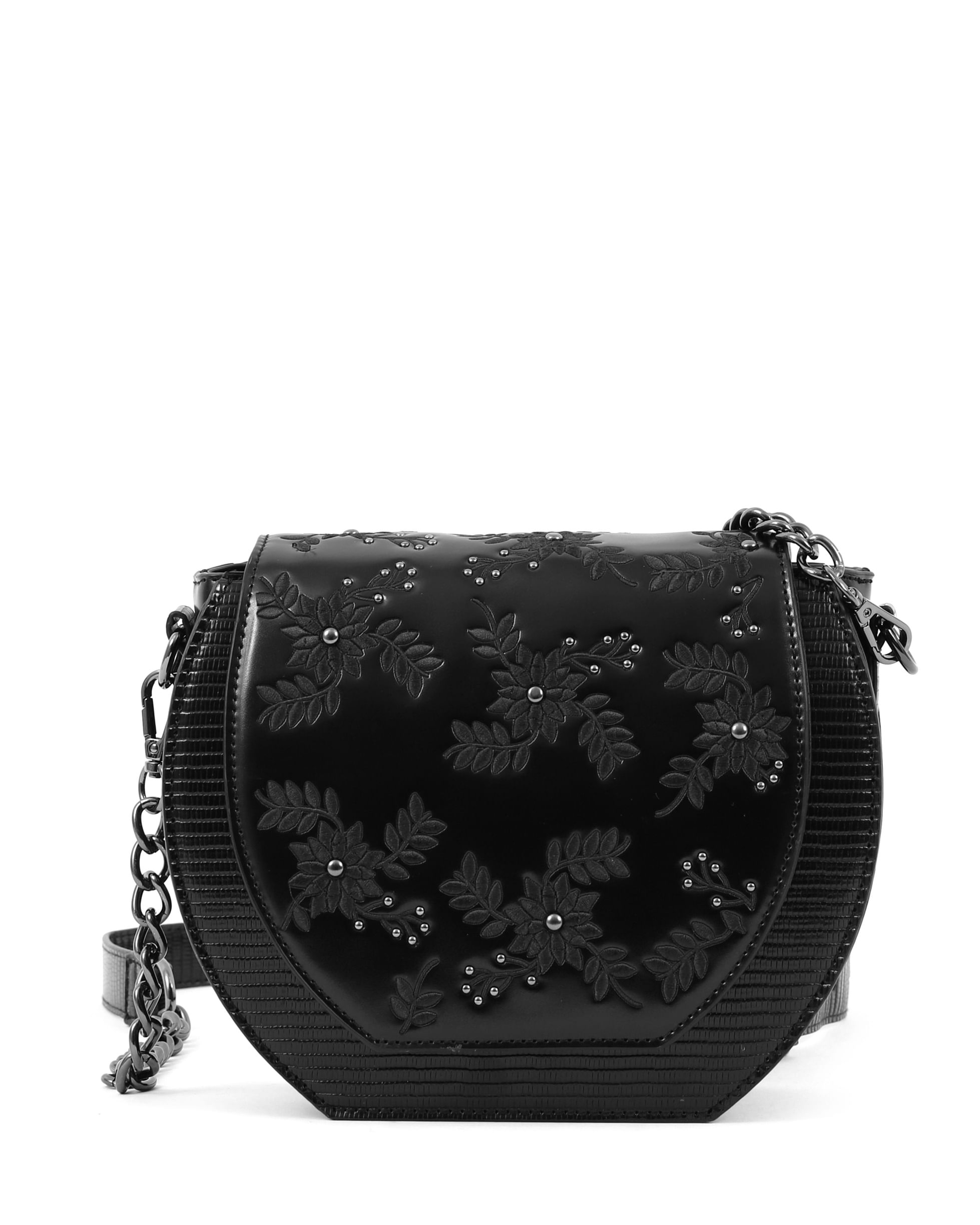 Geanta Doca cross over neagra de dama cu bareta reglabila