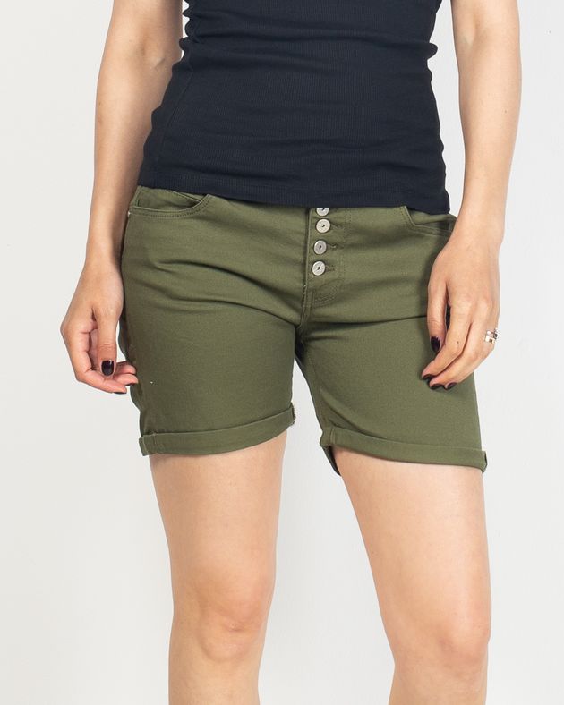 Pantaloni Dama Trei Sferturi Casual Cu Buzunare Miniprix