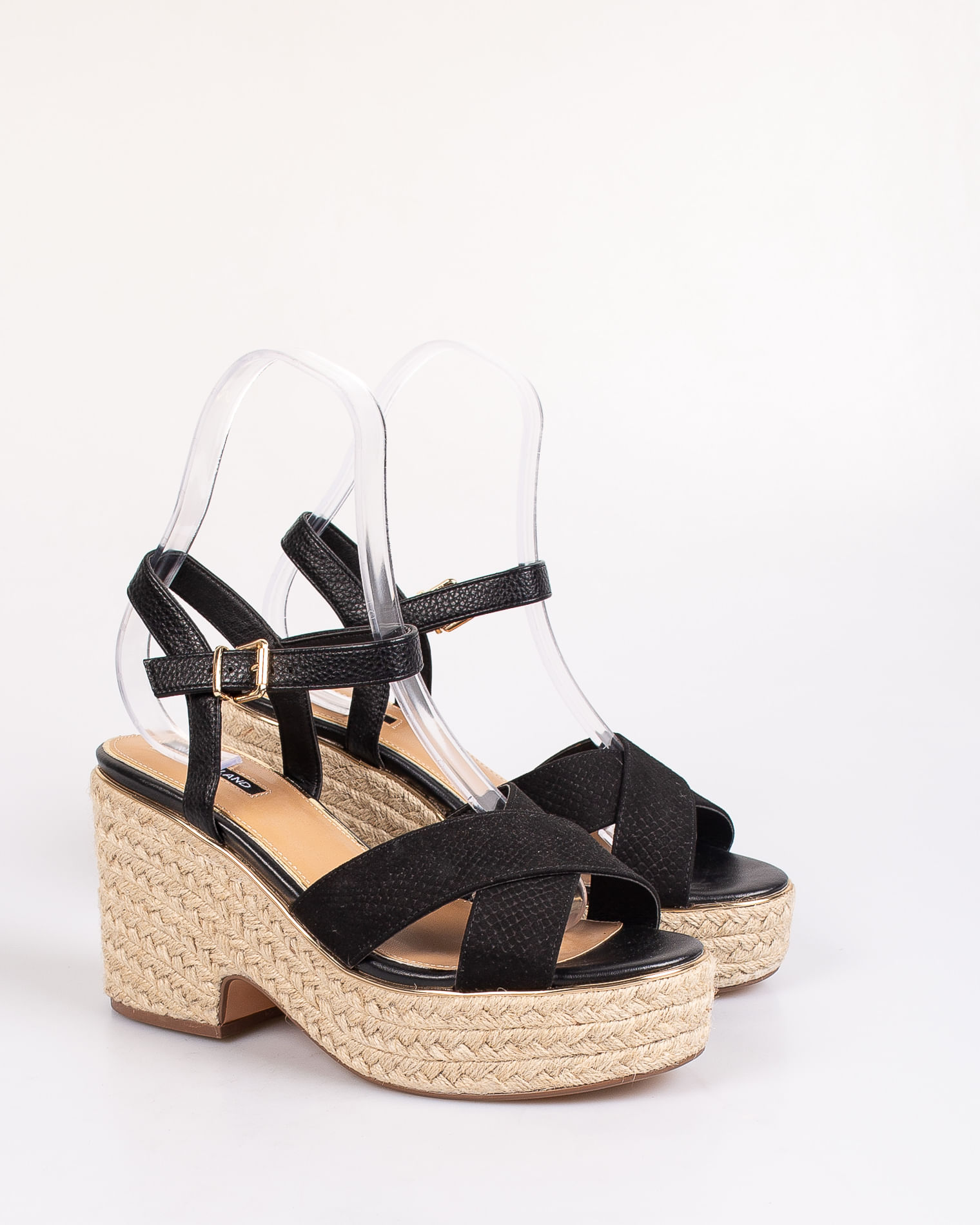 Sandale Cu Talpa Ortopedica Din Iuta Si Toc Miniprix